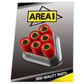 Area1 Galet de Variateur 20x17 mm - Rouleaux de Variateur/poids du variateur - 12,5 Grammes - compatible avec Runner DNA, X8 X9 
