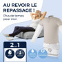 CLEANmaxx Repassage automatique de chemises PRO | Remplace le fer à repasser, la planche à repasser, le défroisseur vapeur et le