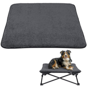 Navaris Housse pour Lit Chien - Housse de Rechange pour Lit de Camp Sureleve pour Chien 70 x 70 cm en Polyester avec Revêtement 