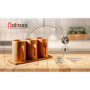 Nakass Porte-couverts en bambou 4 pièces en bois - Organisateur d'ustensiles de cuisine pour décoration de table à manger - Réci