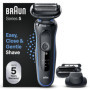 Braun Series 5 51-B1820s Rasoir Électrique Pour Homme Avec Accessoires Tondeuse De Précision Et Tondeuse À Barbe, EasyClick, Eas