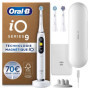 Oral-B iO 9 Brosse à Dents Électrique Blanche, 3 Brossettes, 1 Étui de Voyage Chargeur