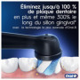 Oral-B iO 9 Brosse à Dents Électrique Blanche, 3 Brossettes, 1 Étui de Voyage Chargeur