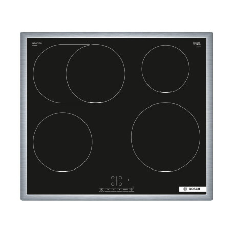 Bosch PIF645BB5E Série 4 Plaque de cuisson à induction, autonome, 60 cm de large, zone de cocotte pour grande batterie de cuisin