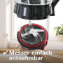 Bosch MMB6172SN Blender 1,5 L Mélangeur de Table 1200 W Noir, Acier Inoxydable
