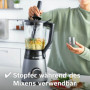 Bosch MMB6172SN Blender 1,5 L Mélangeur de Table 1200 W Noir, Acier Inoxydable