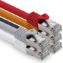 Câble Réseau Cat7 Cat7 10 Gb/s SFTP - 5x 0.5m - RJ45 Ethernet LAN DSL Routeur Modem - 5 couleurs