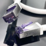 1aTTack.de - 0,5 m - Câble réseau CAT6a Superflex Ethernet Gigabit LAN RJ45 CAT6 A câble patch 10000 Mbit s SFTP PIMF 500 MHz co