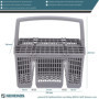 Kenekos - Panier à couverts pour lave-vaisselle compatible avec Siemens SZ73100 / 11018806, Bosch SMZ5100/00743503, Neff Z7863X0