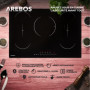 Arebos Table de cuisson à induction | 9800 W | 5 plans de cuisson avec 2 zones flexibles | avec Sensor Touch, minuterie, sécurit