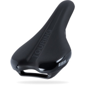 Selle de vélo de randonnée AARON avec Mousse à air - siège de vélo Ergonomique pour Hommes et Femmes - Selle Confortable pour vé