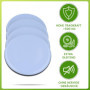 Gleitgut 4 x dessous de meuble 65 mm coupelle piano patin téflon rond