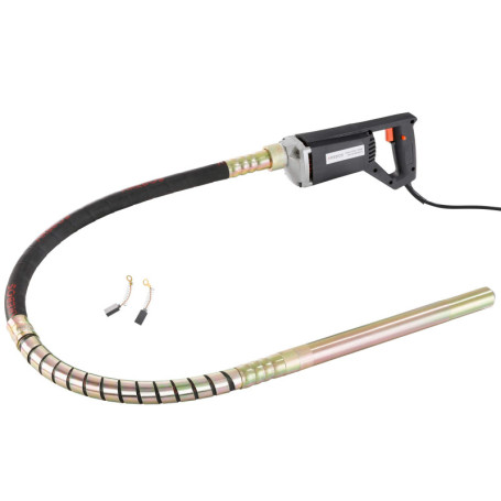 Arebos Vibrateur à Béton Interne Cylindrique Vibrante Pour Beton | 580W | 1,5m | Poignée Pistolet | Portable