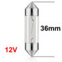 LIGHTWORLD24 10 x Lampes festoon 12V 5W C5W SV8,5 36mm Éclairage de plaque d'immatriculation Ampoule pour habitacle de voiture