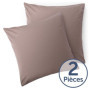 Blumtal Taie Oreiller 60x60 Lot de 2 - Housse de Coussin Microfibre - Taies d'oreillers avec Fermeture enveloppe, certifiée Oeko