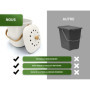 YourCasa poubelle compost cuisine - 4L composteur cuisine pour déchets organiques de cuisine - poubelles à compost avec filtre à