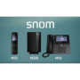 Snom M500 DECT Base Station - Cellule Double Évolutive Jusqu'à 8 Appels Simultanés, Mises À Jour sans Fil, Prend en Charge L