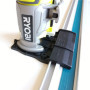 Adaptateur de rail de guidage professionnel pour Ryobi R18TR / RTR18 / AEG BOF 18BL2 Ridgid 18 V Octane™ pour Makita/Bosch/Festo