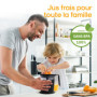 LEBENLANG Presse-agrumes Électrique - 800ml & Tamis Réglable I Presse Agrume Electrique Juicer Machine Presse Orange Presse-agru