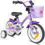 PROMETHEUS BICYCLES Velo Enfant 3 Ans - vélo Fille 12 Pouces a Roulette pour 3 a 5 Ans - Petite Princesse en Violet