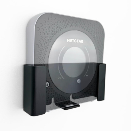 Netgear Nighthawk Support de routeur en métal pour Netgear Nighthawk M1 M2 M5 MR1100 MR5200 - Support mural à coller ou à visser
