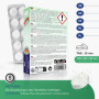 Pastilles de nettoyage pour machine à café - compatible avec Krups Siemens Jura Delonghi Bosch Melitta 40 x tablette à 2 grammes