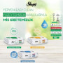 Sleepy Easy Clean Sleppy Lot de 100 feuilles de savon extra brillant pour savon aux herbes