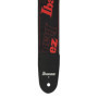 Ibanez Strap Design Black, Red Logos