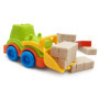Kit Sable Magique Chantier de Construction 1Kg avec Bac à Sable, Camion, Tractopelle, Pelle, Râteau et Briques Sable magique pou