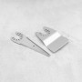 4pcs Lames de Grattoir Oscillantes Multi-outils et Spatule Incurvée Compatible avec Bosch Compatible avec Chicago Grattoir à Tro