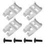 EMSea Lot de 4pcs Crochets de Ceinture avec Vis 2609111584 Compatible avec Bosch 18V Outils Sans Fil DDB180 DDS181 HDS181 IDS181