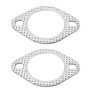 EMSea Lot de 2pcs Joints de Collecteur d'échappement en Métal de Rechange 18107502346 Compatible avec BMW Série 3 X3 Série 5 Tou