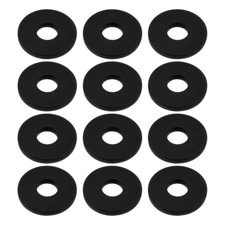 EMSea Lot de 12pcs Blocs de Sangle de Guitare Bloc de Protection en Silicone pour Boucle de Sangle de Guitare pour Guitare Acous