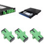 YINETTECH Lot de 10 adaptateurs SC monomode fibre optique SC femelle vers SC femelle APC Coupleur réseau Internet Connecteur Ext