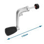 eMagTech Poignée de Moulinet de pêche Pliable - Poignée d'alimentation de Rechange en métal pour Moulinet de pêche de Type 1000-