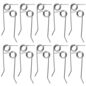 eMagTech 10 Paires de Ressorts Solides en Acier Inoxydable pour Scarificateur Électrique Compatible avec WOLF-Garten VS 302 E VA