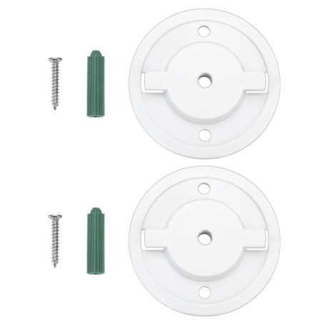 ECSiNG Lot de 2 Bases de Montage Murales pour Caméra Intelligente TL70 Accessoires Compatible avec Tapo C200 Compatible avec TP-