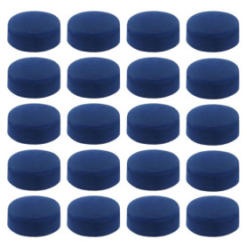LT Easiyl Lot de 50 embouts de rechange en cuir pour queue de billard Bleu 9 mm