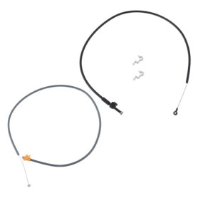 Briny River Lot de 2 câbles d'unité de commande de volet d'air de chauffage 7701473284 compatible avec Renault TRAFIC 2 Compatib