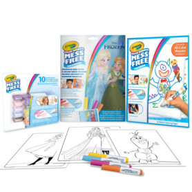 CRAYOLA - Color Wonder, Set Commodité Couleur Sans Tache, Thème Frozen, Activité Créative pour Enfants, âge 3,4,5 Ans, 7503