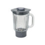 Kenwood Accessoire mélangeur en verre KAP60.000GY, accessoire pour pétrisseuses planétaires, verre Thermoresist avec lames en ac