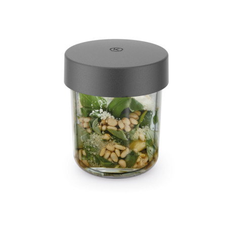 Kenwood Mini hachoir et moulin KAG30.000GY, accessoires en verre, collection Go, hachoir et moulin pour robot de cuisine Kenwood