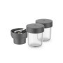 Kenwood Mini hachoir et moulin KAG30.000GY, accessoires en verre, collection Go, hachoir et moulin pour robot de cuisine Kenwood