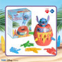 TOMY Jeu d'action Disney Pop Up Stitch - Jeu Familial Amusant pour Garçons, Filles Et Adultes - Jouet Stitch pour Enfants D'âge 