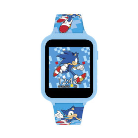 Sonic SNC4055 Montre à Quartz numérique pour garçon avec Bracelet en Silicone, Bleu, Ludique