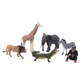 Mojo Wildlife Wilde Dieren Safari Speelset, 6dlg. - 380026