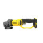 Stanley FATMAX Meuleuse d'angle Sans Fil 18V 125mm Vitesse 8500 trs/mn Sans Batterie Ni Chargeur Gamme FATMAX V20 SFMCG400B-XJ