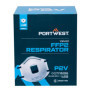 Portwest P201-FFP2 Feinstaubmaske P201WHR FFP2 Valved Respirator, Blanc, Taille Unique (Lot de 10) Homme