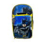 DC Comics Sac à dos Batman avec sac à déjeuner pour enfants, sac d'école, ensemble de repas isotherme assorti 2 pièces