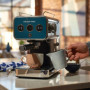 Russell Hobbs Cafetière [Machine Expresso Design Vintage] Distinctions Océan (15 Bars, mode auto. & manuel pour 1 ou 2 tasses, c